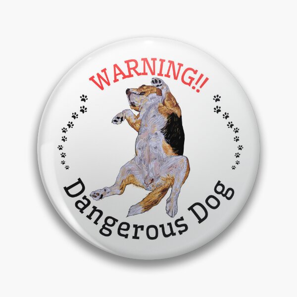 Item preview, Warning Dangerous Dog designed and sold by Jettart.