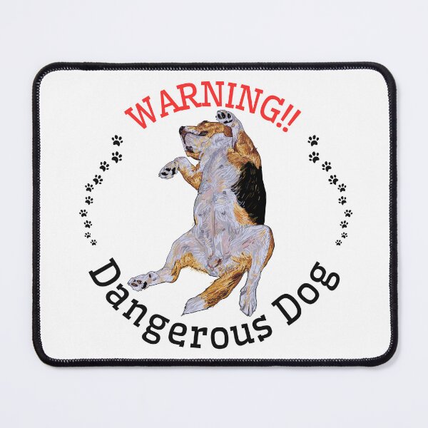 Item preview, Warning Dangerous Dog designed and sold by Jettart.