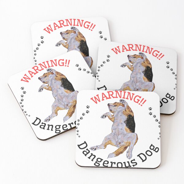 Item preview, Warning Dangerous Dog designed and sold by Jettart.