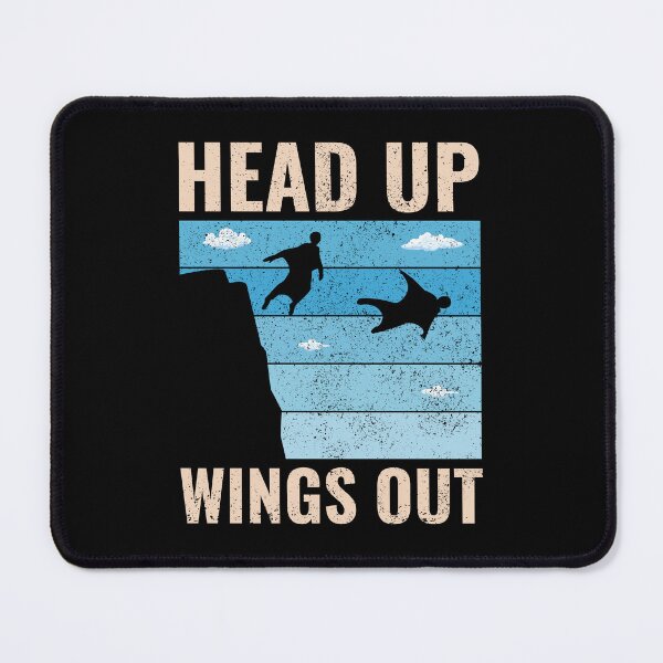 Item preview, Wingsuit flying Base Jumping Skydiving designed and sold by TastefulTees.