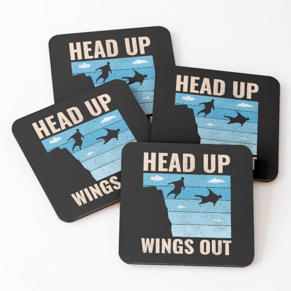 Item preview, Wingsuit flying Base Jumping Skydiving designed and sold by TastefulTees.