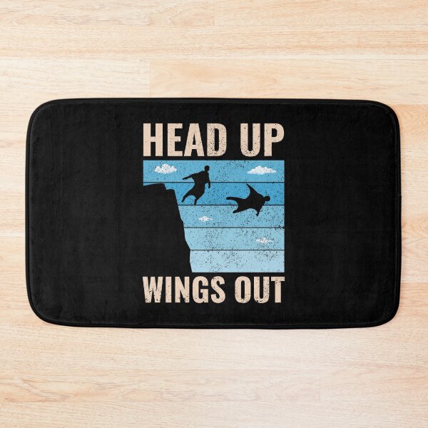Item preview, Wingsuit flying Base Jumping Skydiving designed and sold by TastefulTees.