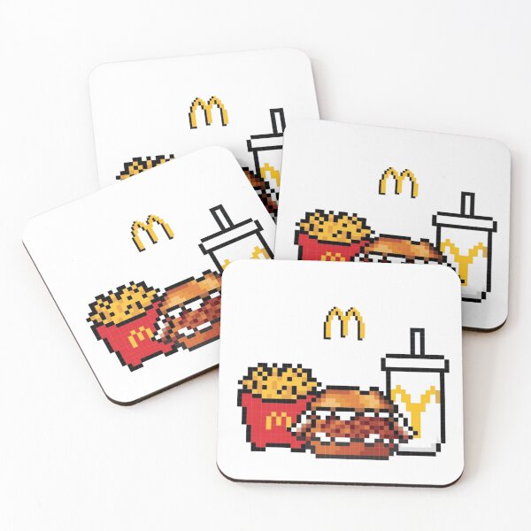 Item preview, Cute McDonald's pixeled meal in collaboration with NewJeans new jeans NWJNS mc donalds designed and sold by Kplais.