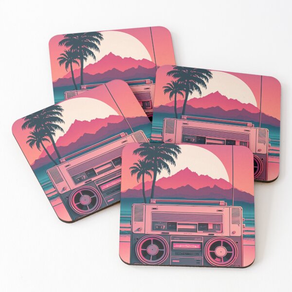 Item preview, Synthwave 80s Summer Vibes designed and sold by RESToRAPTOR.