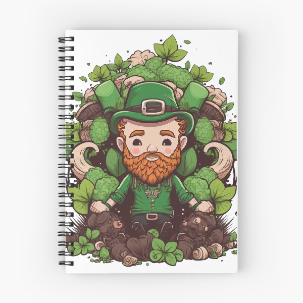 Item preview, Duende con tréboles designed and sold by knuppify.