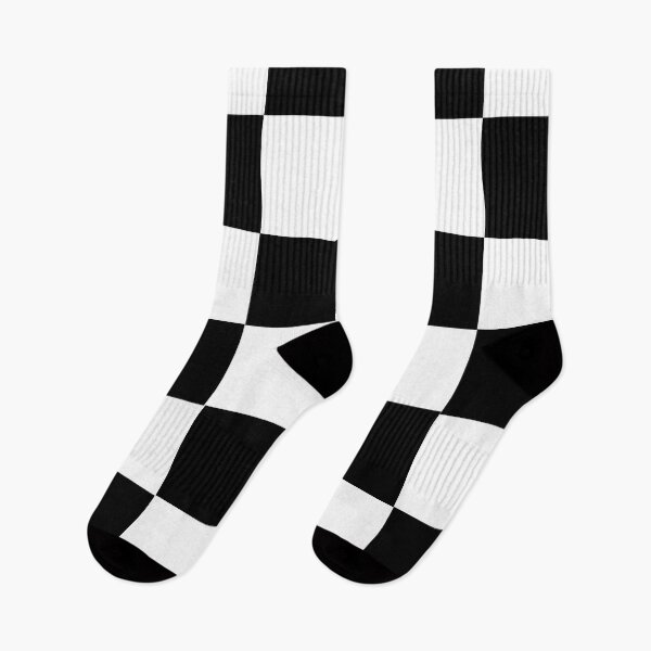 Item preview, Black and white checkered pattern designed and sold by flydye.
