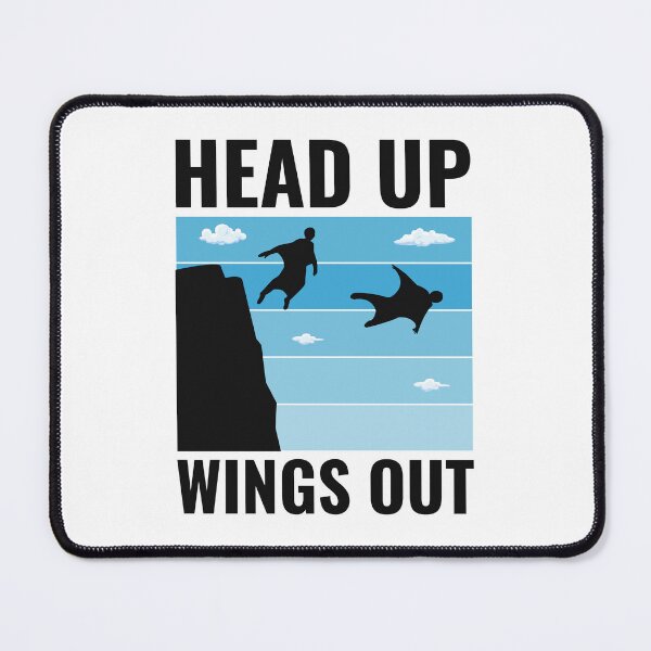 Item preview, Wingsuit flying Base Jumping Skydiving Skydive designed and sold by TastefulTees.