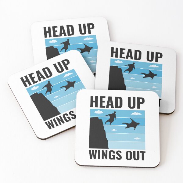 Item preview, Wingsuit flying Base Jumping Skydiving Skydive designed and sold by TastefulTees.