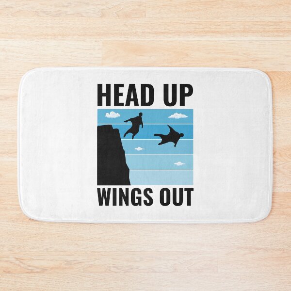 Item preview, Wingsuit flying Base Jumping Skydiving Skydive designed and sold by TastefulTees.