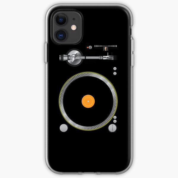 Turntable Music Vinyl Record Player Gramophone iPhone Soft Case