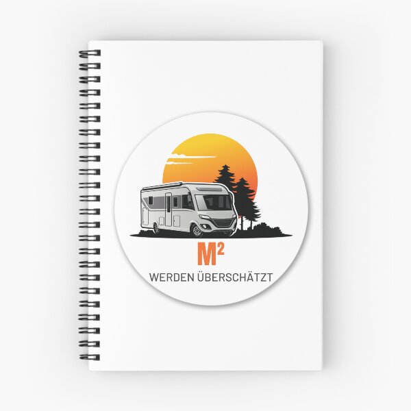 Item preview, M² ARE OVERRATED. Camping Caravan Campervan Camper Design T-Shirt Hoodie Cup individually mobile freedom designed and sold by JoWillem.