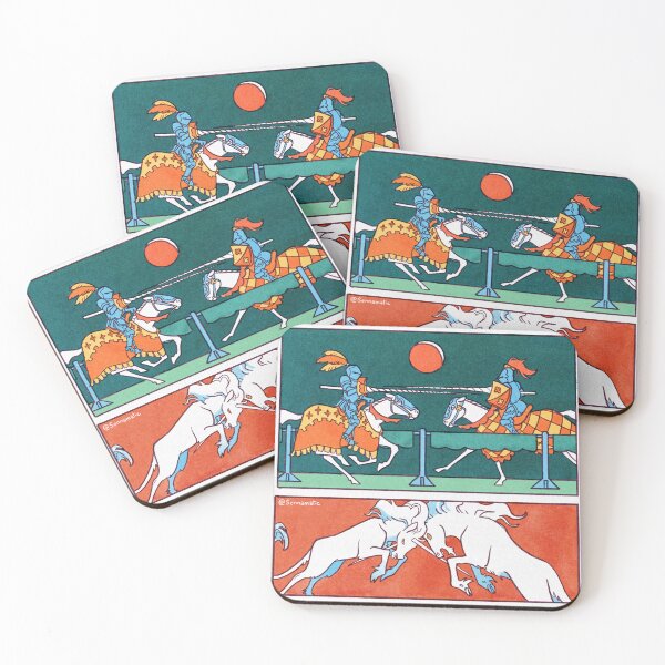 Item preview, Unicorn Joust designed and sold by Senna Church.