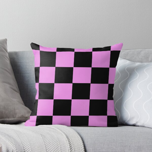 Item preview, Black and pink checkered pattern designed and sold by flydye.