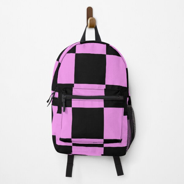 Item preview, Black and pink checkered pattern designed and sold by flydye.