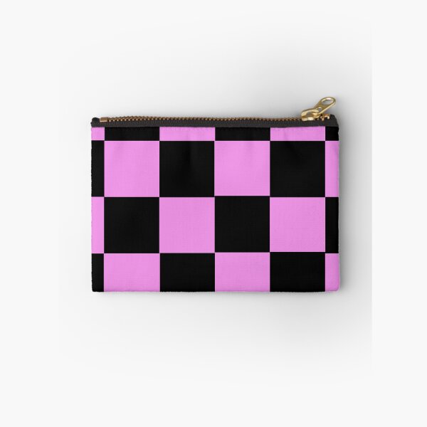 Item preview, Black and pink checkered pattern designed and sold by flydye.