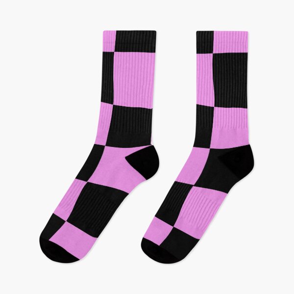 Item preview, Black and pink checkered pattern designed and sold by flydye.