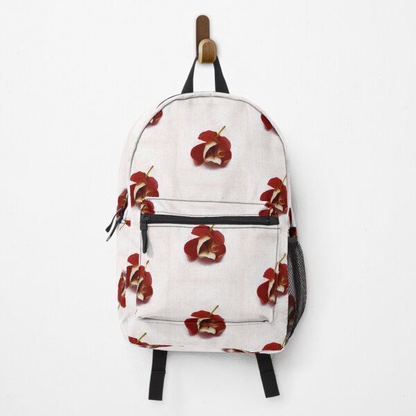 Item preview, Red fuchsia flower on a white background. Created entirely using lines. designed and sold by janesg.