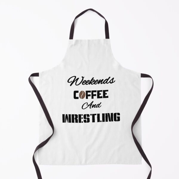 Item preview, Weekends, Coffee and...WRESTLING (dark letters for light tees) designed and sold by WrestlingFanUK.