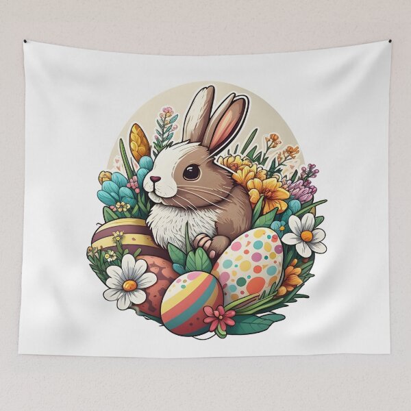 Item preview, Bunny Happy Easter  designed and sold by Segattox.