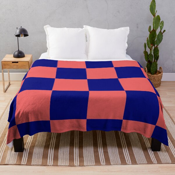 Item preview, Blue checkered pattern designed and sold by flydye.
