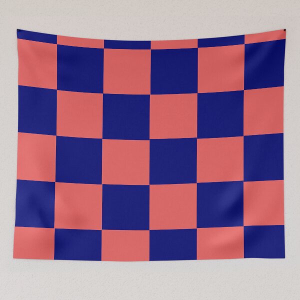 Item preview, Blue checkered pattern designed and sold by flydye.