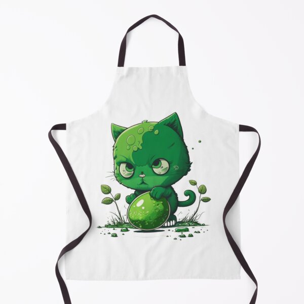 Item preview, "Happy St Patrick's Day from Lucky the Green Cat and Egg designed and sold by youssef nouree ⭐ ⭐ ⭐ ⭐ ⭐.