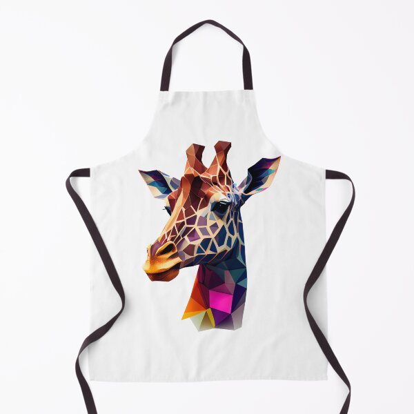 Item preview, Giraffe Abstract Colorful Realistic Digital Vector Art designed and sold by egilsee.