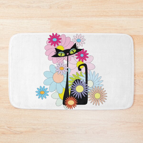 Item preview, Atomic MCM Cat Flower Power II designed and sold by BossAtomic.