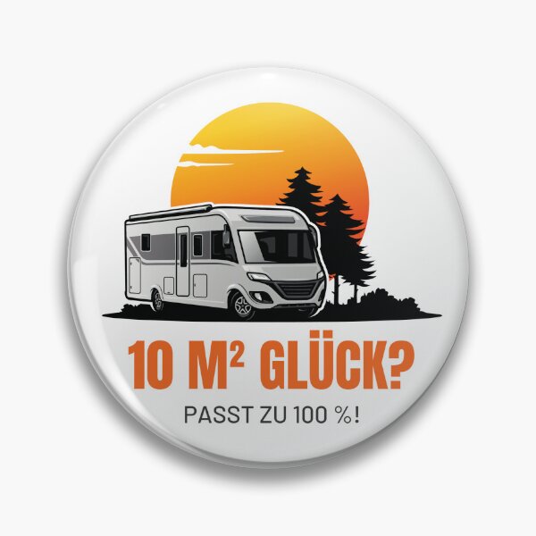 Item preview, 10 M² LUCKY? FITS 100%! Camping Caravan Campervan Camper Design T-Shirt Hoodie Cup individually mobile freedom designed and sold by JoWillem.