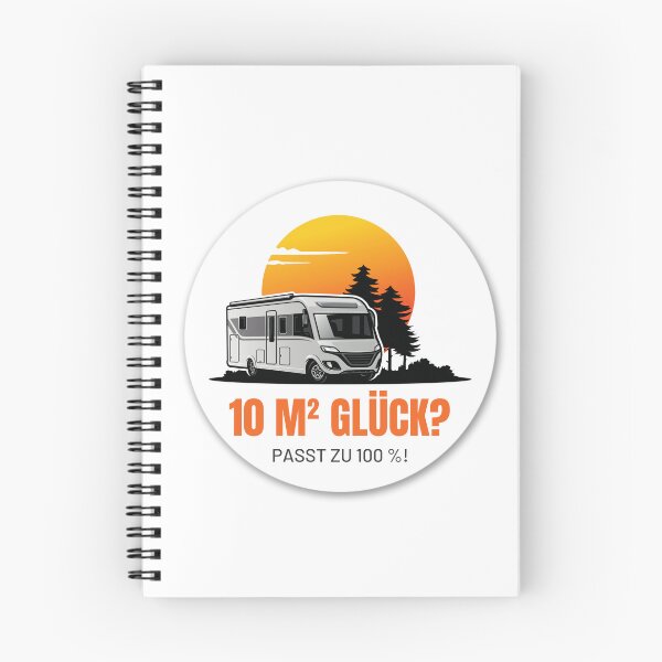 Item preview, 10 M² LUCKY? FITS 100%! Camping Caravan Campervan Camper Design T-Shirt Hoodie Cup individually mobile freedom designed and sold by JoWillem.
