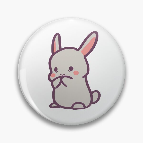 Item preview, Adorable Cartoon Bunny Blushing designed and sold by ThumboArtBumbo.
