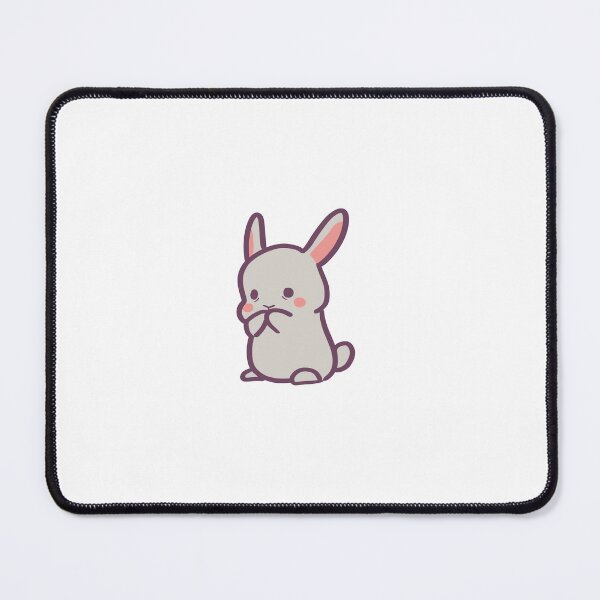 Item preview, Adorable Cartoon Bunny Blushing designed and sold by ThumboArtBumbo.