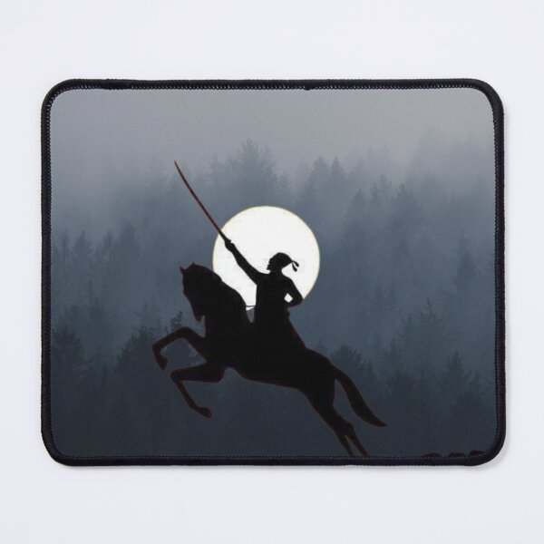 Item preview, Black horse riding in dark designed and sold by Prateek Jangid.