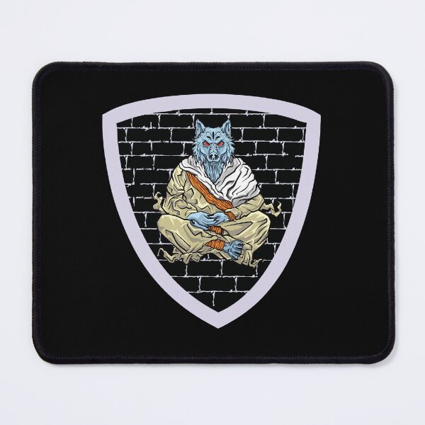 Item preview, Shaolin wolf in a wall Mystical wolf designed and sold by ReneMM.