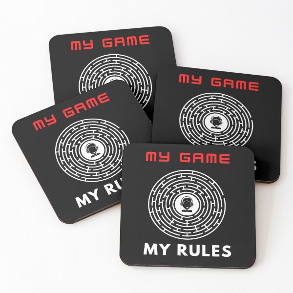 Item preview, My game my rules gamer's funny motivational design designed and sold by DigitalMagShop.