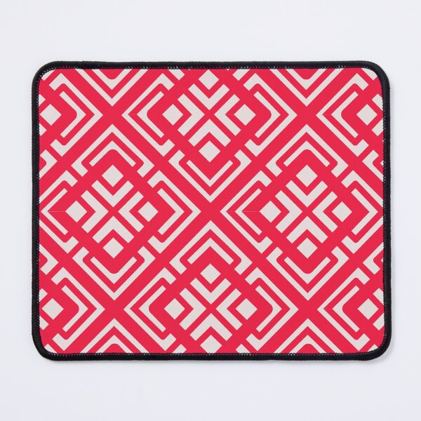 Item preview, Red geometric pattern designed and sold by Mgcn.