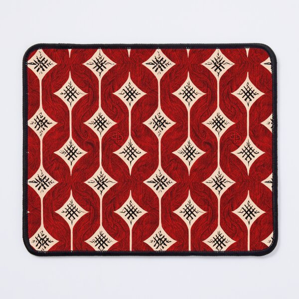 Item preview, Runes design, red and beige designed and sold by YeKnot.