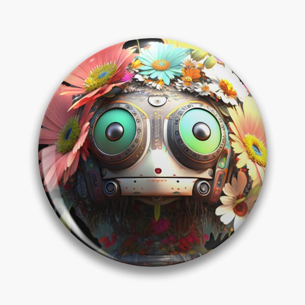 Item preview, Flower Power Robot designed and sold by meshhead.