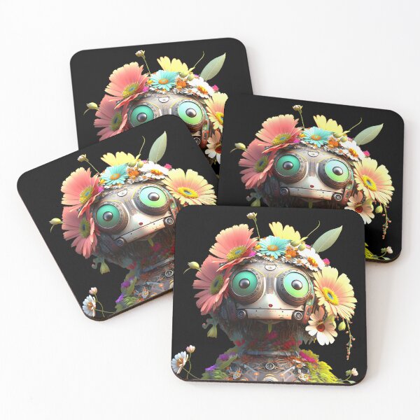 Item preview, Flower Power Robot designed and sold by meshhead.