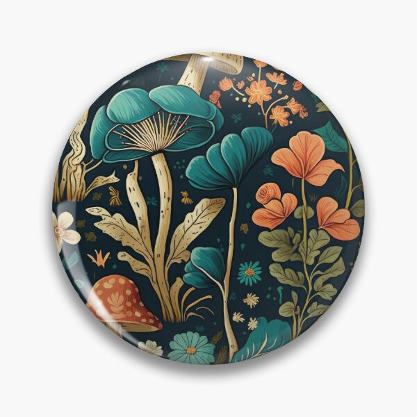 Item preview, Vintage Mushrooms with Gloomy Forest Vibes  designed and sold by cvt01.