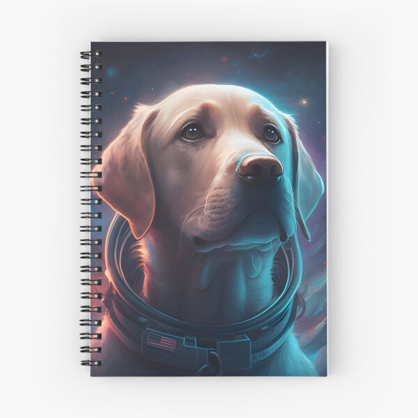 Aperçu de l'œuvre Labrador astronaute créée et vendue par AgitProPrints.
