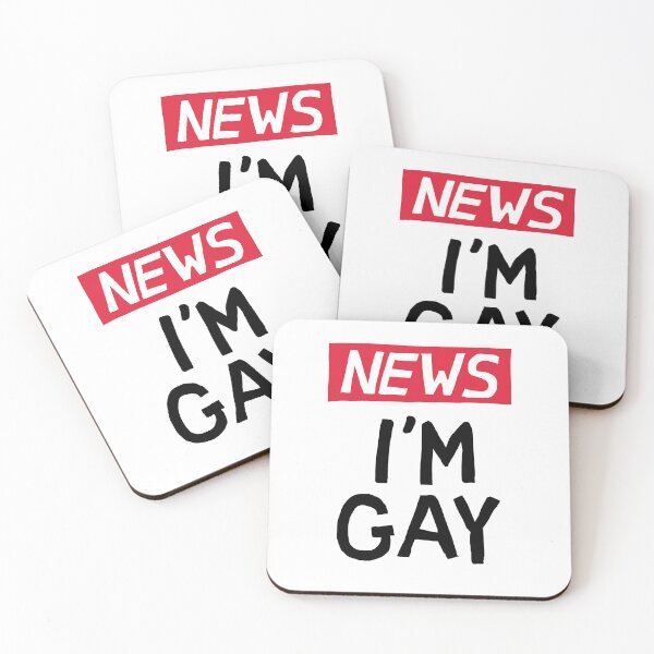 Item preview, News: I'M GAY! designed and sold by Michal's store.