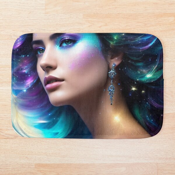 Item preview, Belleza cósmica #8 - Belleza cósmica con cabello negro - Parte de la colección Belleza cósmica designed and sold by DoubleExposures.