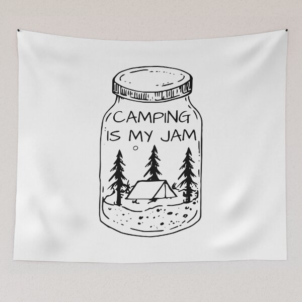 Item preview, CAMPING IN MY JAM designed and sold by SticerOcean.