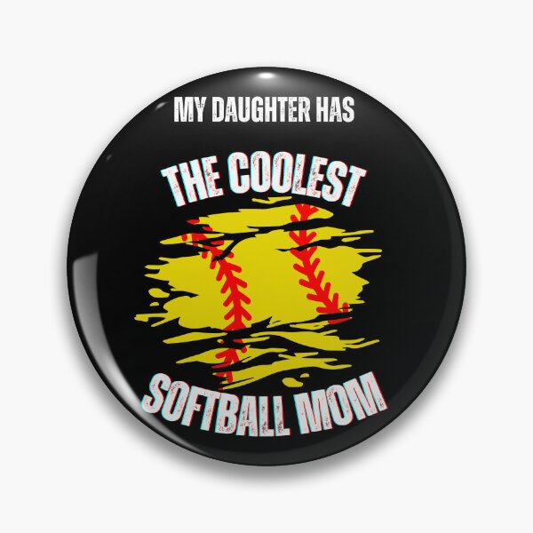 Item preview, My daughter has the coolest softball mom designed and sold by MotherOfMany87.