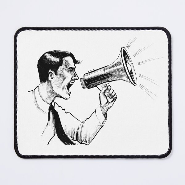 Item preview, Shouting man designed and sold by AlexBlackSea.