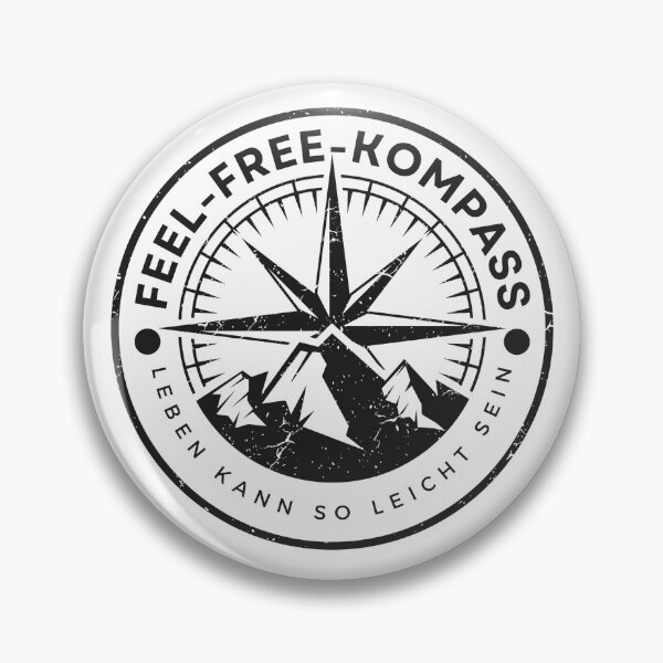 Item preview, FEEL FREE COMPASS. LIFE CAN BE SO EASY. Camping Caravan Campervan Camper Design T-Shirt Hoodie Cup individually mobile freedom designed and sold by JoWillem.