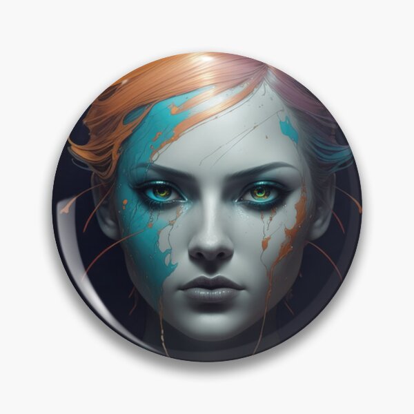 Item preview, Splash paint women highly detailed digital painting designed and sold by MGDesignRV.