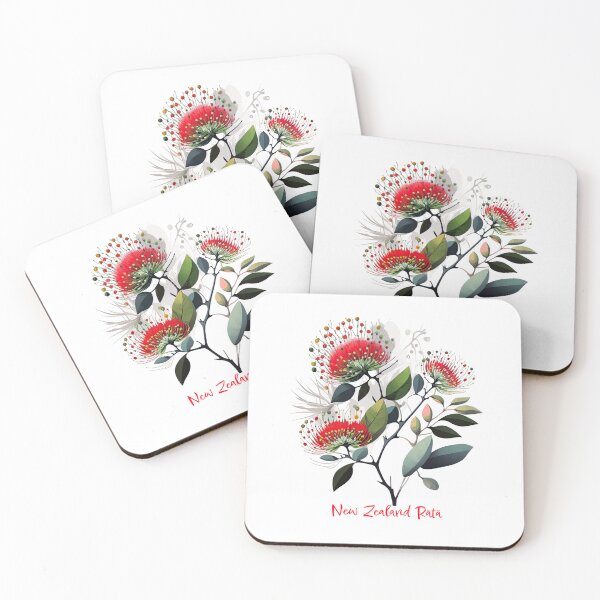 Item preview, Experience the Natural Beauty of New Zealand Rata Flowers with Our Stunning Apparel and Homeware Products! designed and sold by ThePurpleMelon.