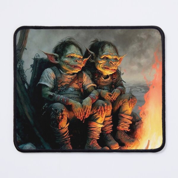 Item preview, Orcling Fireside: Youngsters at Rest in the Wilds designed and sold by sjpheikkinen.